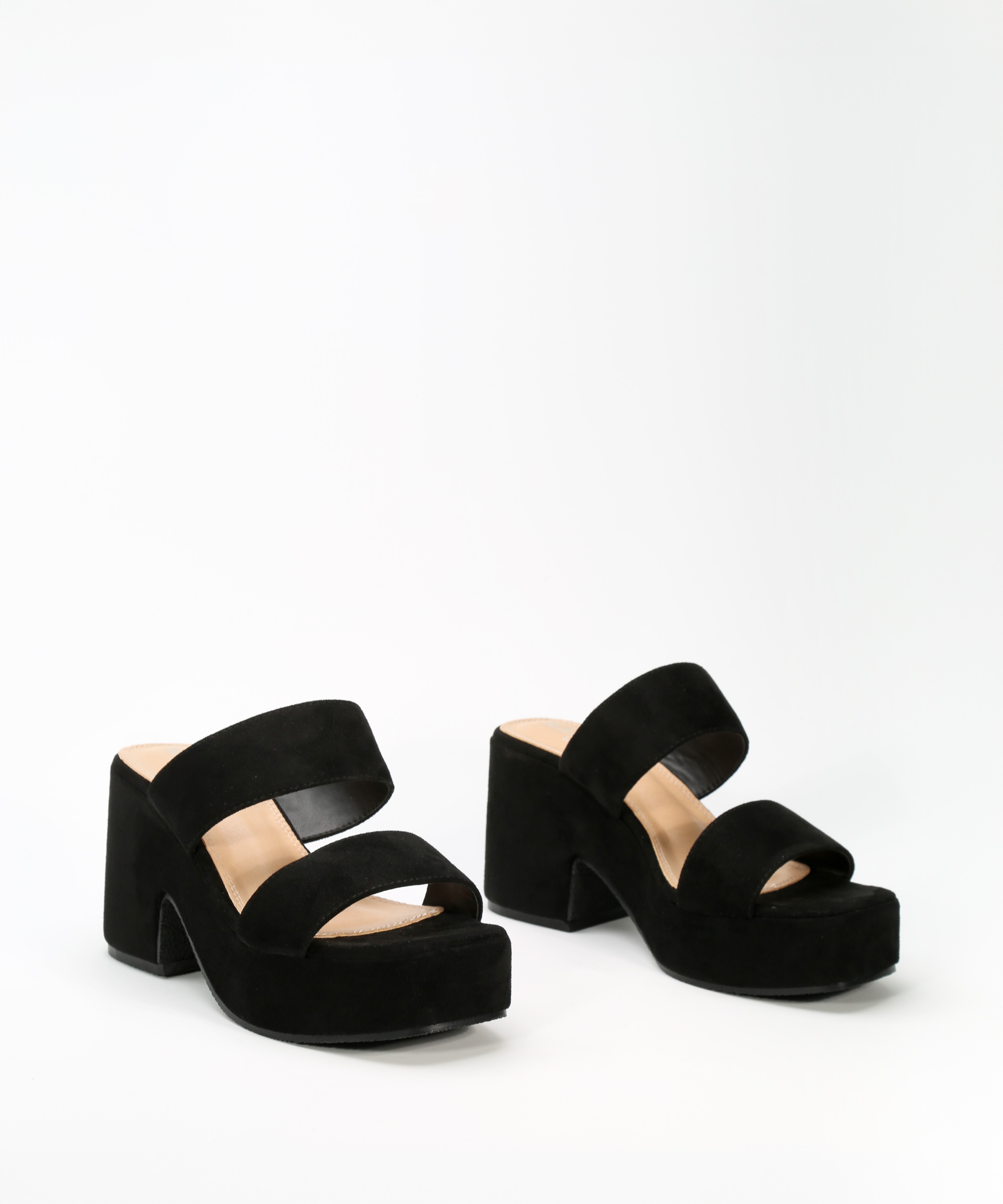 Sandalias plataforma doble tira image number null